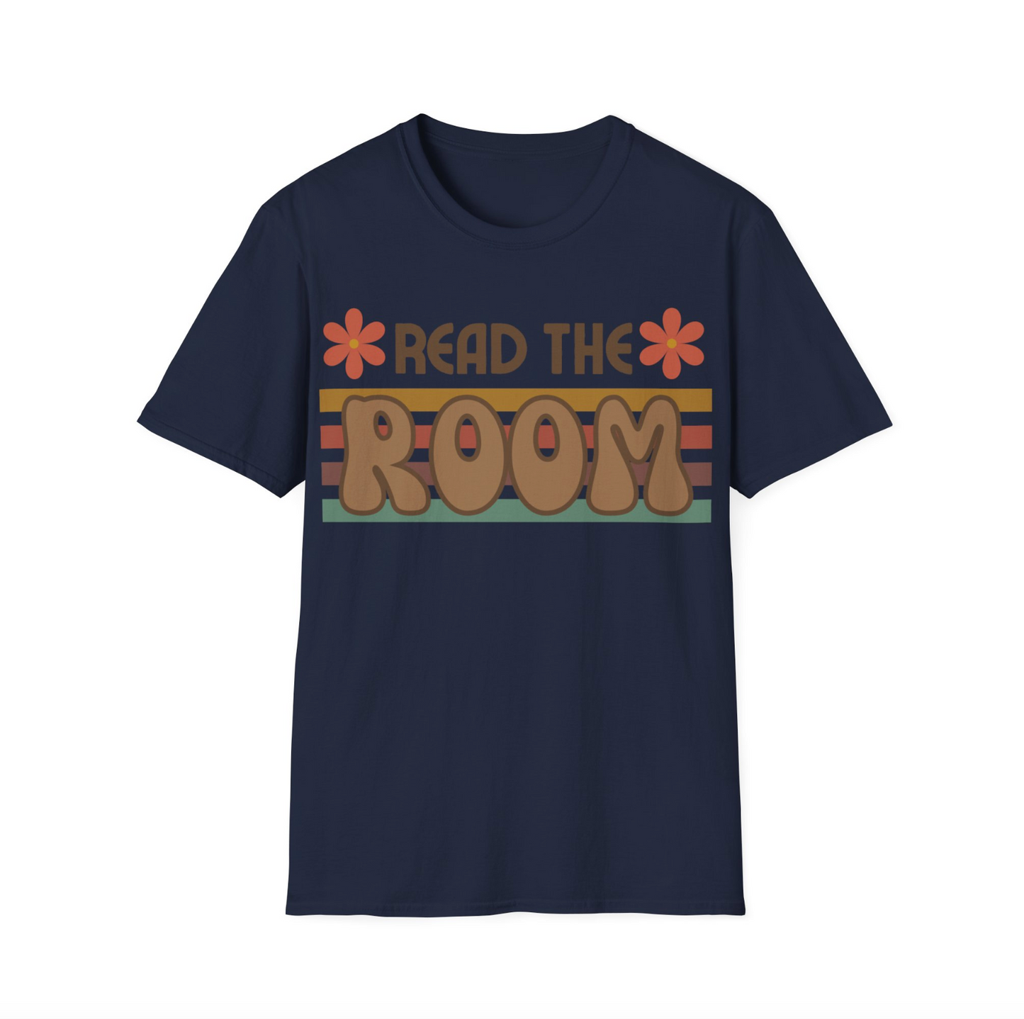 Read The Room Groovy Font Unisex Softstyle T-Shirt