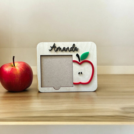 Sticky Note Holder Apple with custom name personalized gift